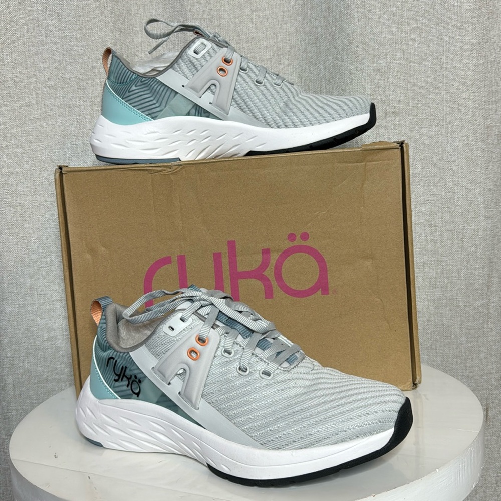 RYKA PINNACLE XT WOMENS TRAINING RUNNING ATHLETIC SNEAKERS IN VAPOR GREY *NIB* - Picture 10 of 16